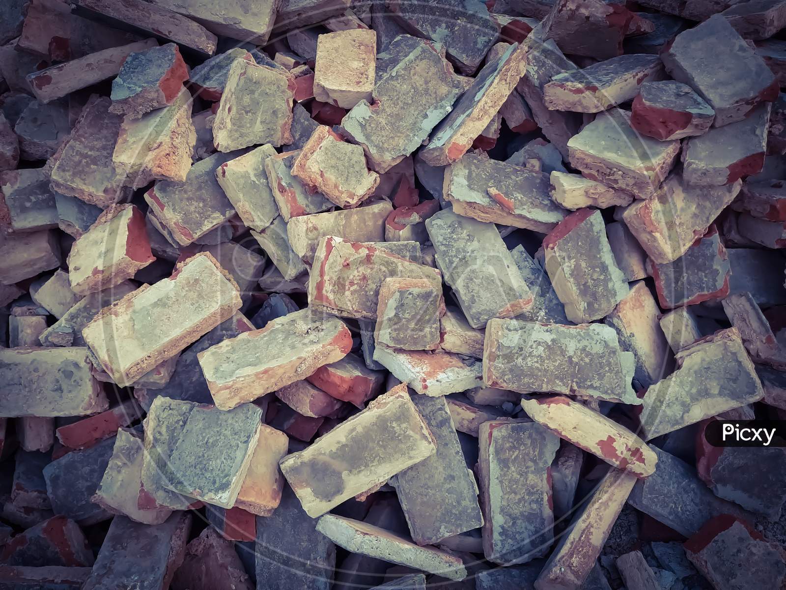 A pile of bricks