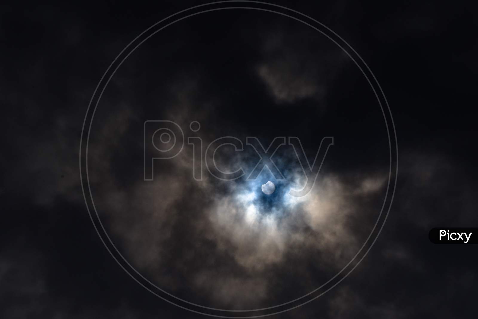 Partial Annular Solar Eclipse as seen from Hyderabad on June 21, 2020.