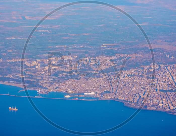 Catania In Sicily From Above