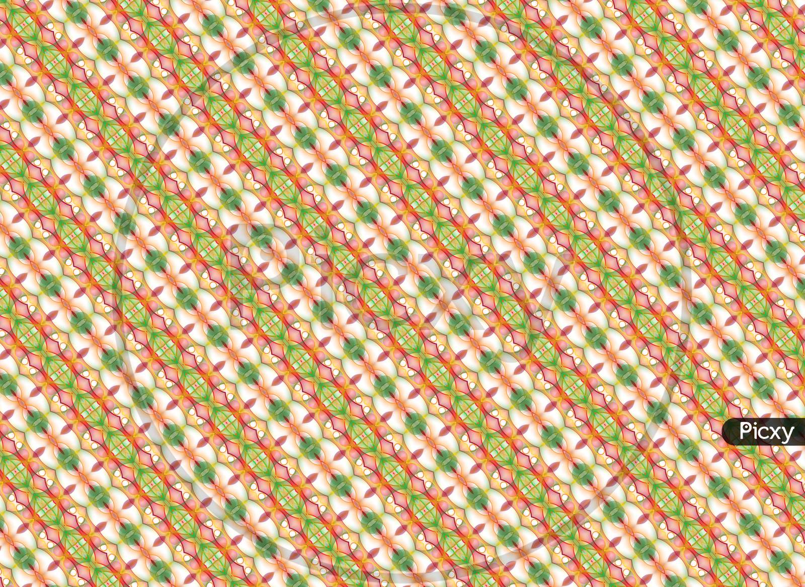 Tile and fabric pattern design.