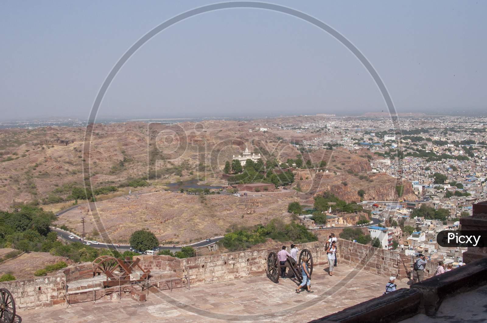 The Cityscape Of Jodhpur From The Top Mehrangarh Fort