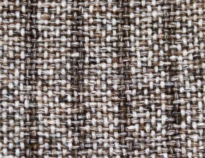 Woven Texture Background On Loom