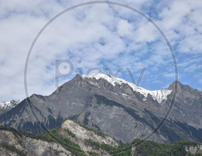 Switzerlands majestic mountain panorama