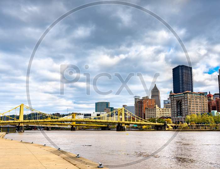 The Allegheny River In Pittsburgh, Pennsylvania, Usa