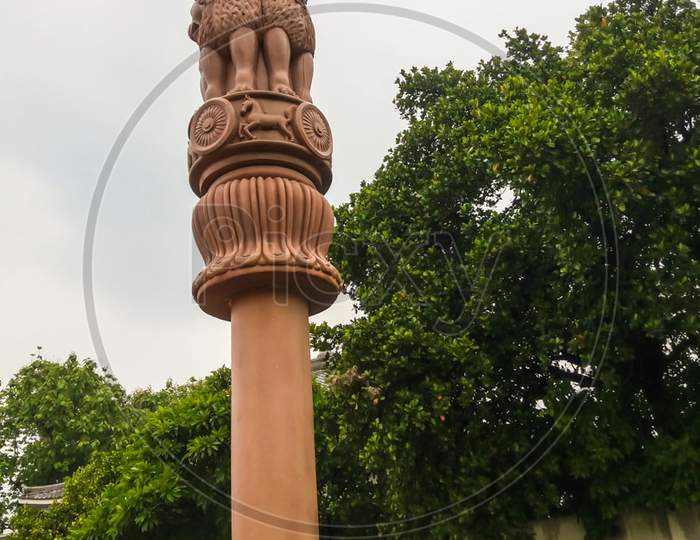 National emblem of India at Sarnath,India