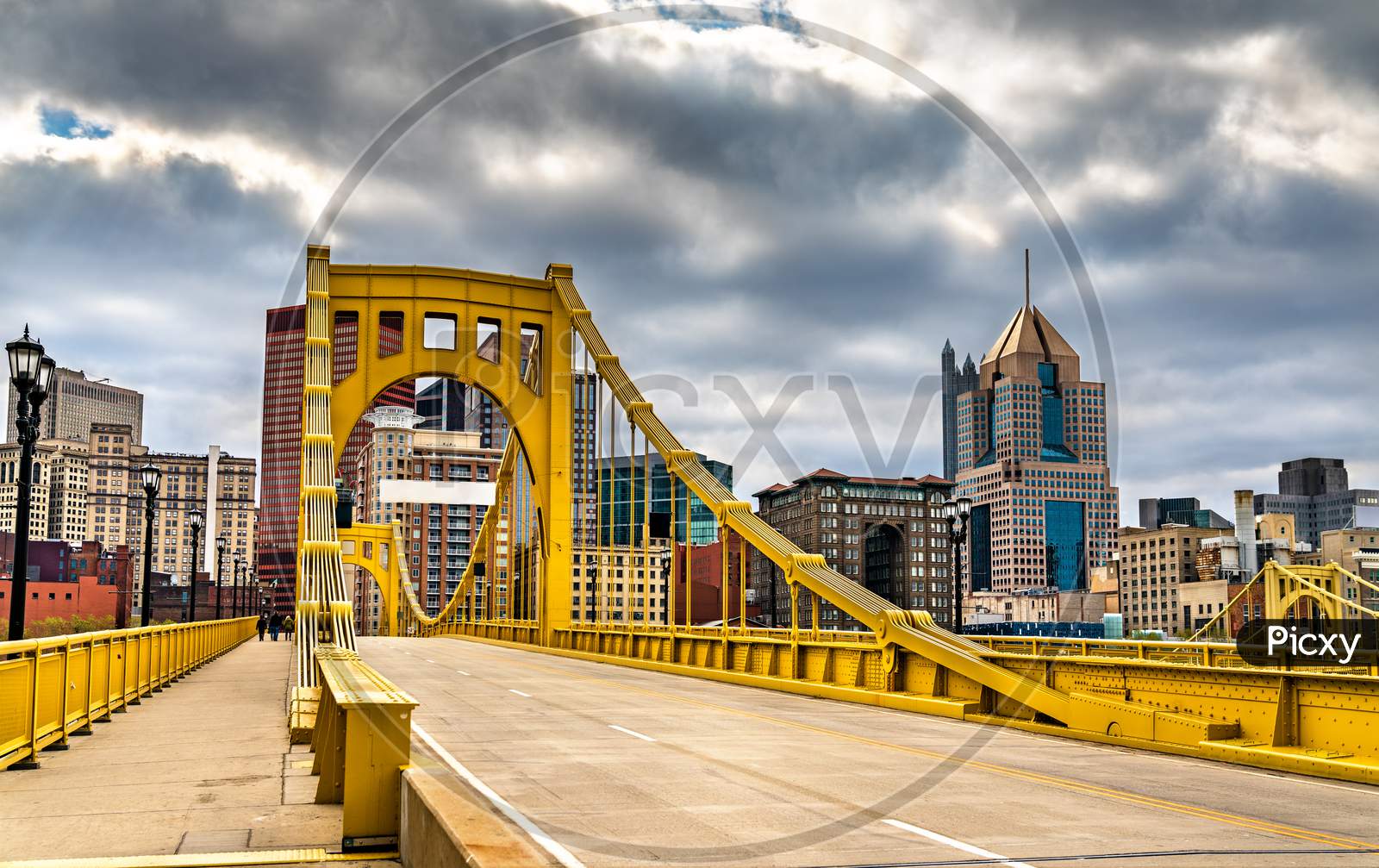 Andy Warhol Bridge Across The Allegheny River In Pittsburgh, Pennsylvania