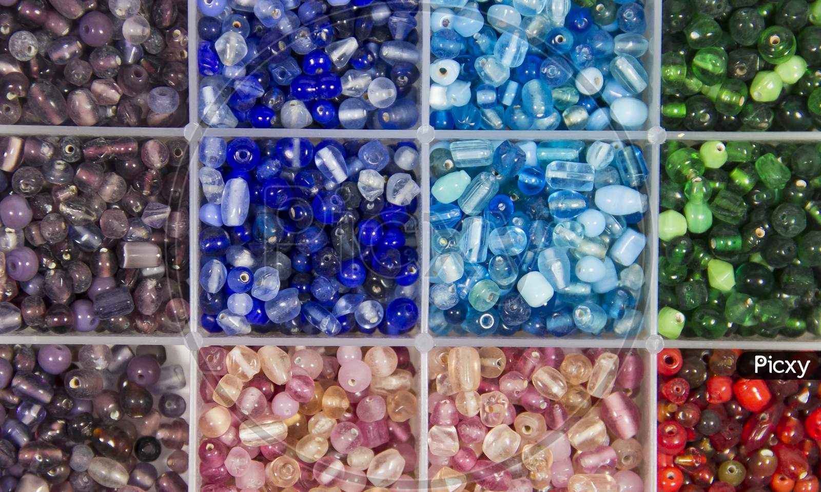Assembled Accounts For Bijouterie Wood Glass Wood Stones Pearls Variety