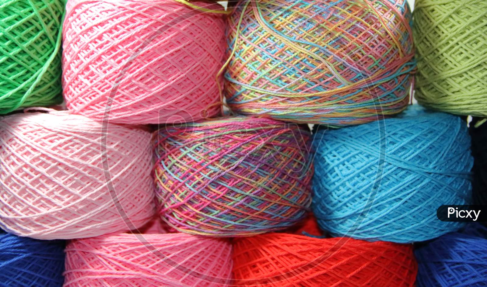 Yarn And Wool In Skeins And Yarns