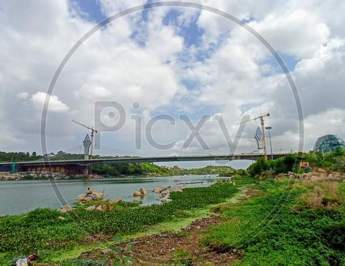 Durgam Cheruvu Cable Bridge Hyderabad