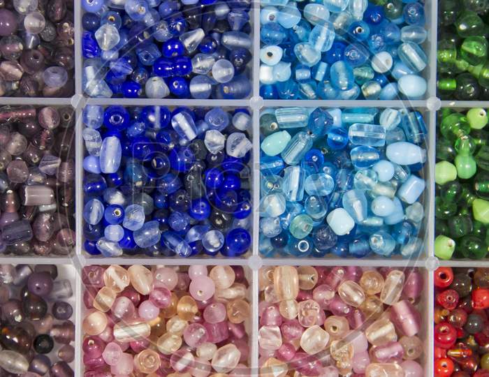 Assembled Accounts For Bijouterie Wood Glass Wood Stones Pearls Variety
