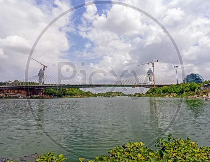 Durgam Cheruvu Cable Bridge Hyderabad