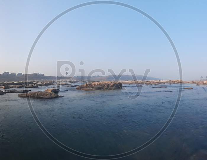 Barakar river Jharkhand India.