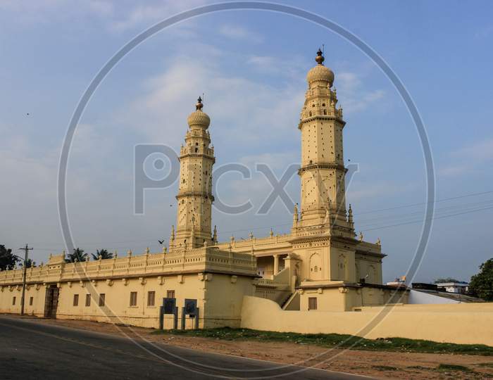 Jama masjid mosque at Srirangapatna/Karnataka/India.