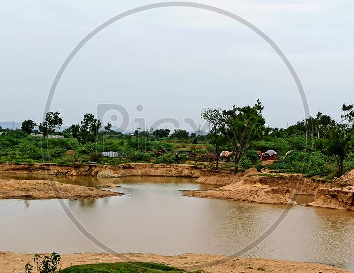 Bhirawa Lake Renovation In Peddamungalachedu Village Under Mission Kakatiya Scheme