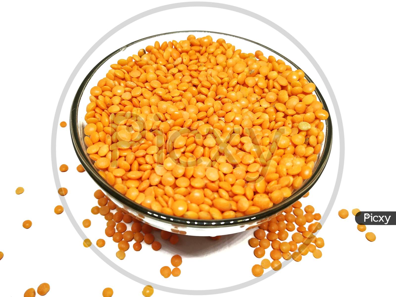 Mung Dal Stock Photos - Isolated In Bowl. This Photos Is Taken In India.