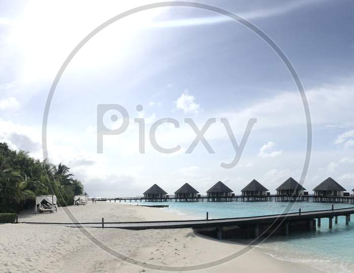 Sunny day in Maldives