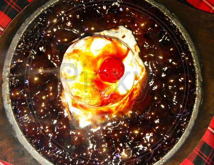 Sizzling Chocolate Brownie- Desert of India.