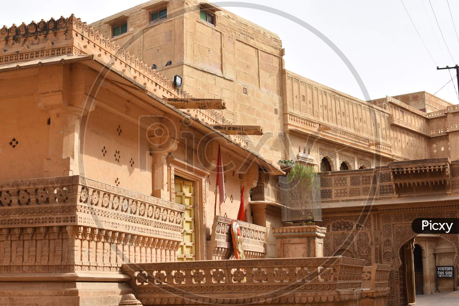Beautiful Building Architecture Of Jaisalmer Reflect Through Cityscape Of Jaisalmer Rajasthan