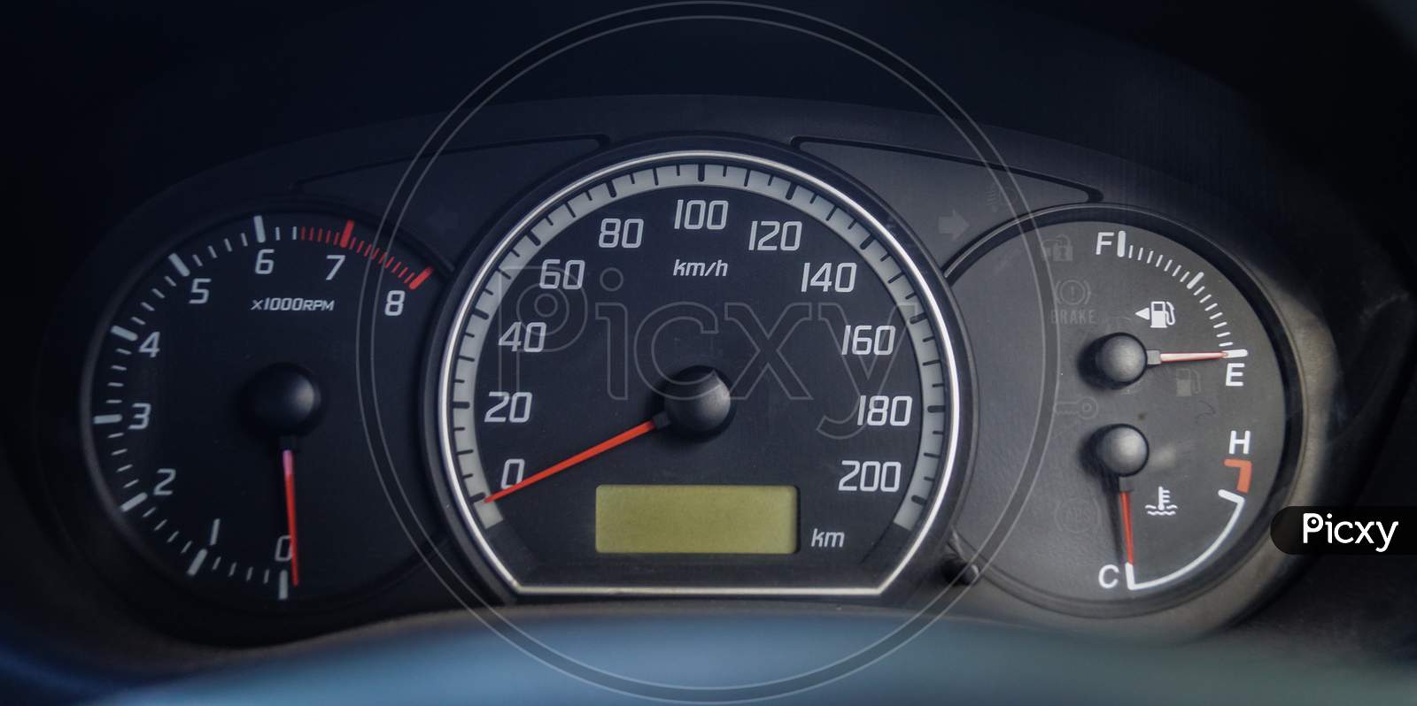 Speedometer Of A Car