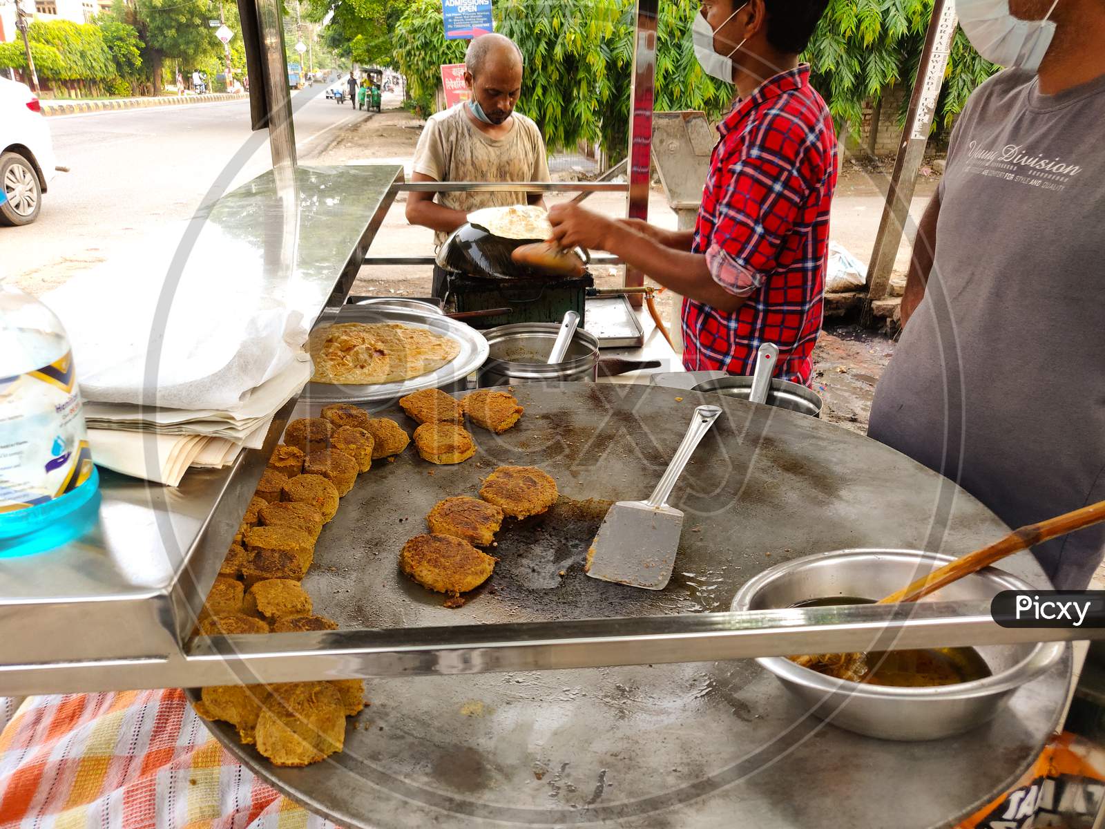 Kebabs street food