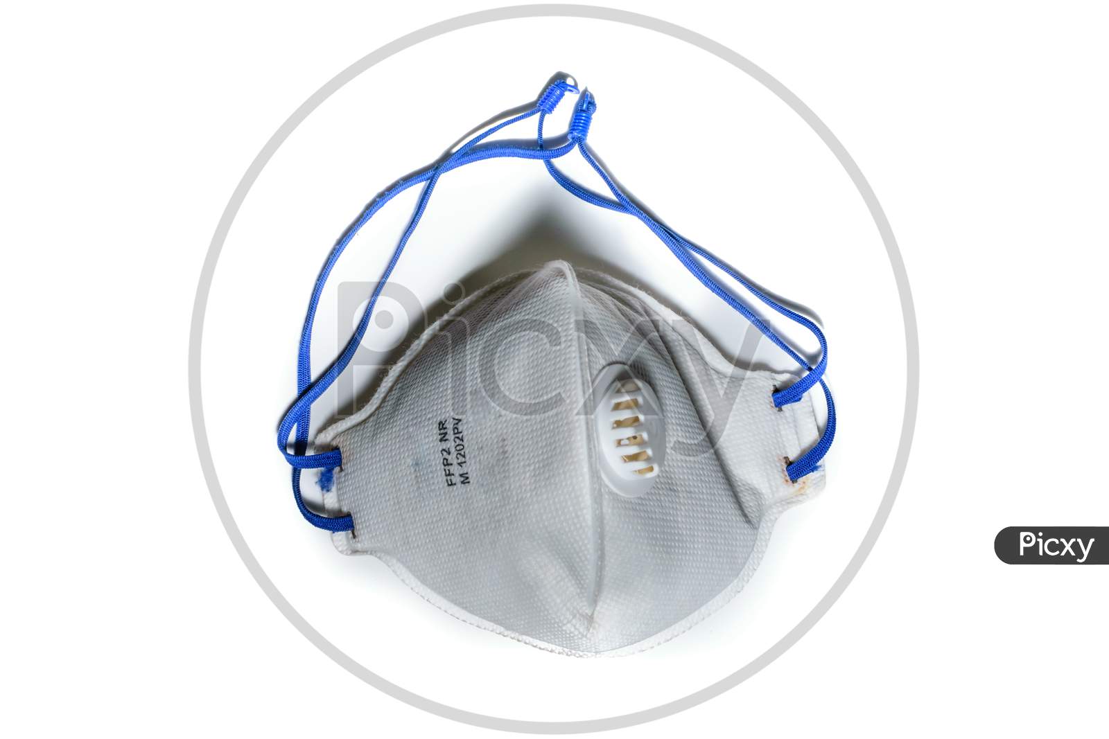 N95 Mask In A White Background To Wear For Combating Covid 19 Infection