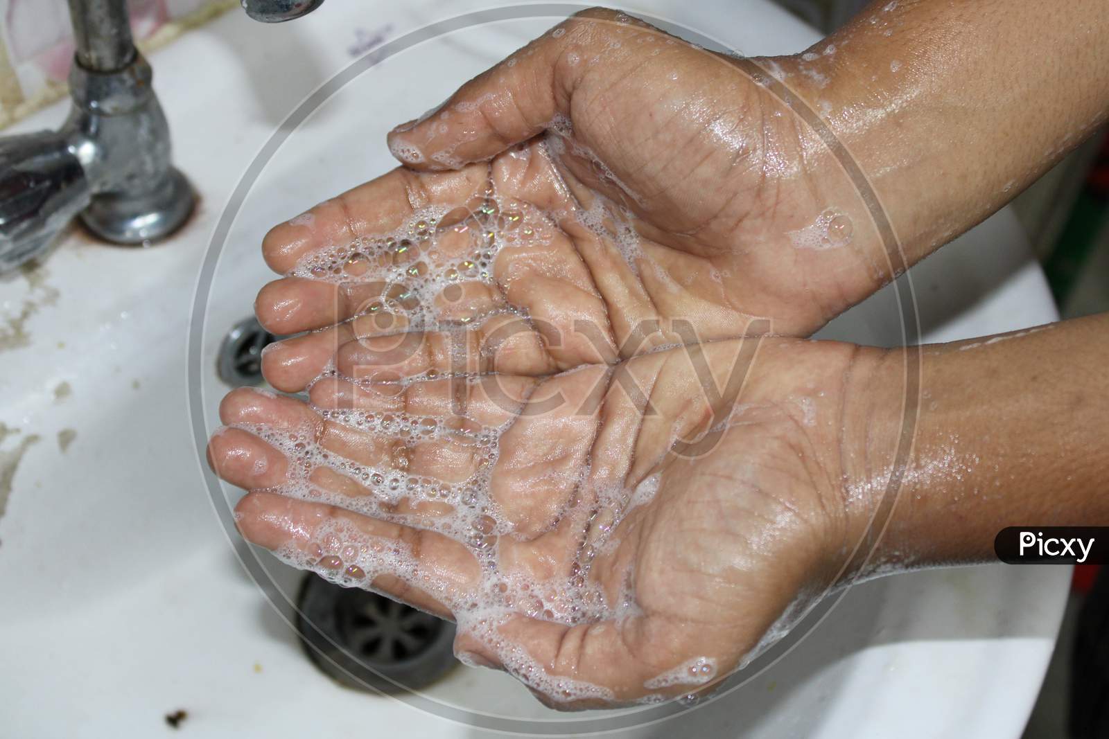 Wash your hand for safe corona virus