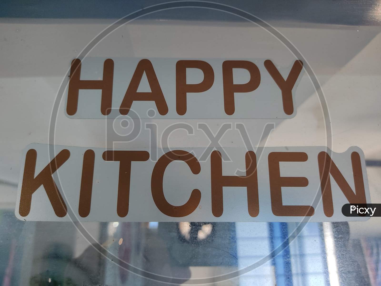 happy kitchen signage