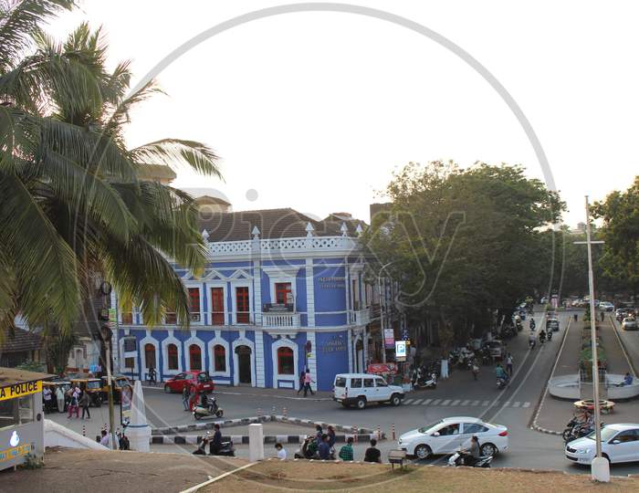 view of Panjim, Goa, as seen from The Our Lady of the Immaculate Conception Church