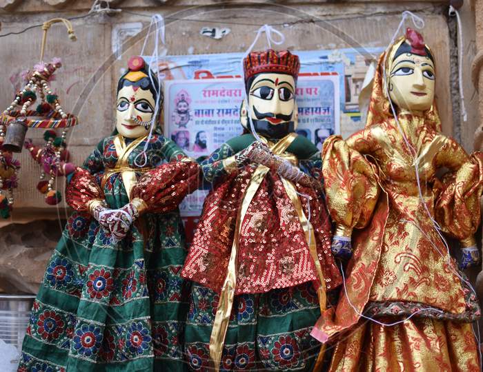 Puppet Doll Or Kathputli Is A String Puppet Theatre, Native To Rajasthan, India