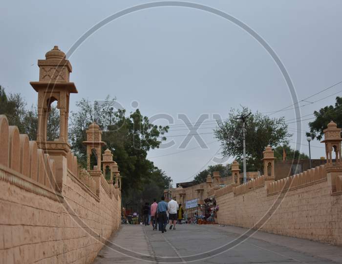 Architecture Around Gadisar Lake Jaisalmer