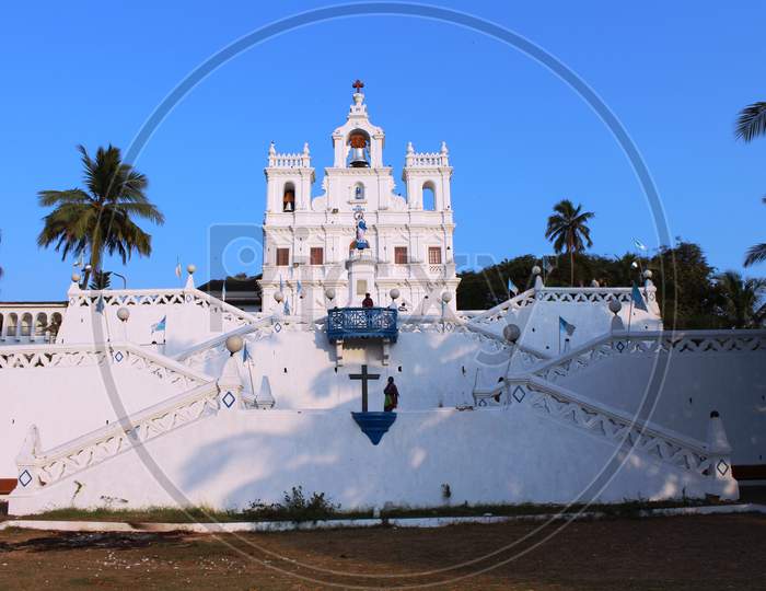 view of The Our Lady of the Immaculate Conception Church in Panjim, Goa