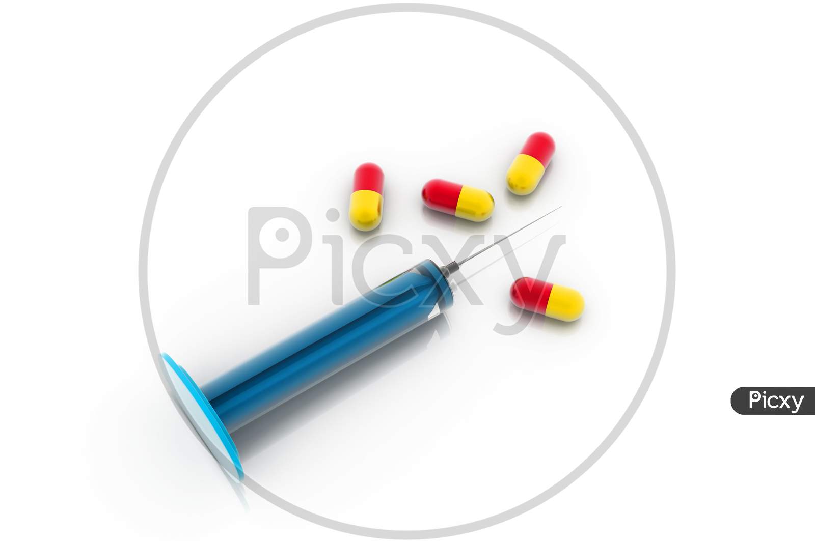 Medicine And Syringe