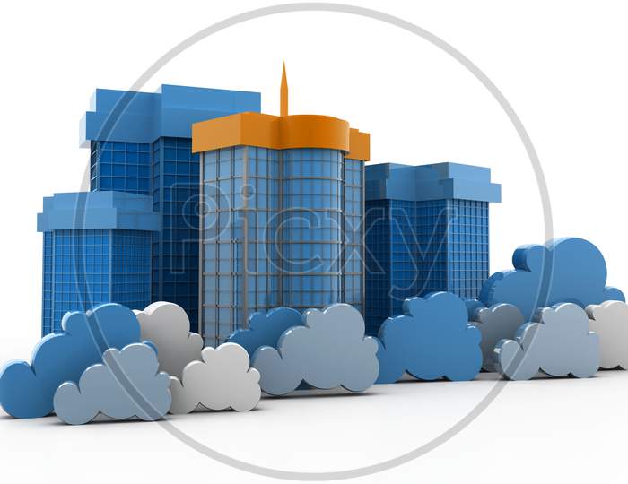 Cloud Office Concept