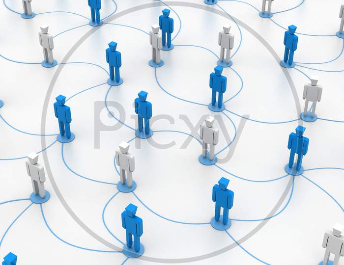 A Concept of  People Connected to Each Other