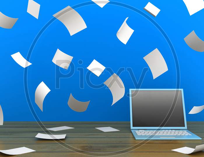 Computer And Documents