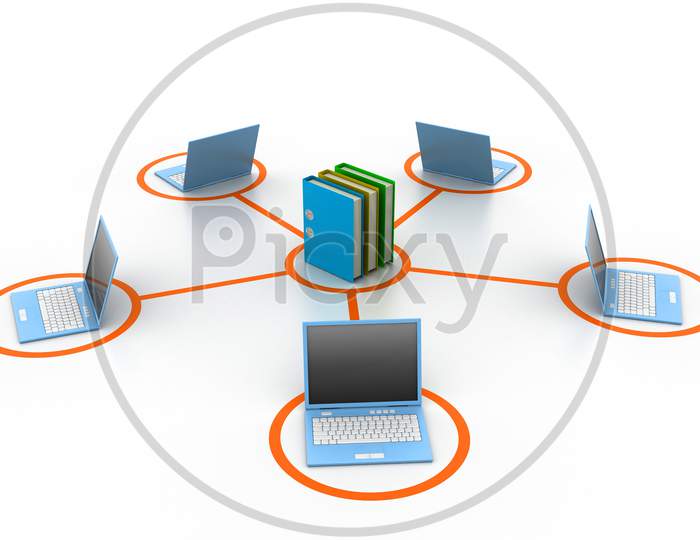 Computer And Documents Network