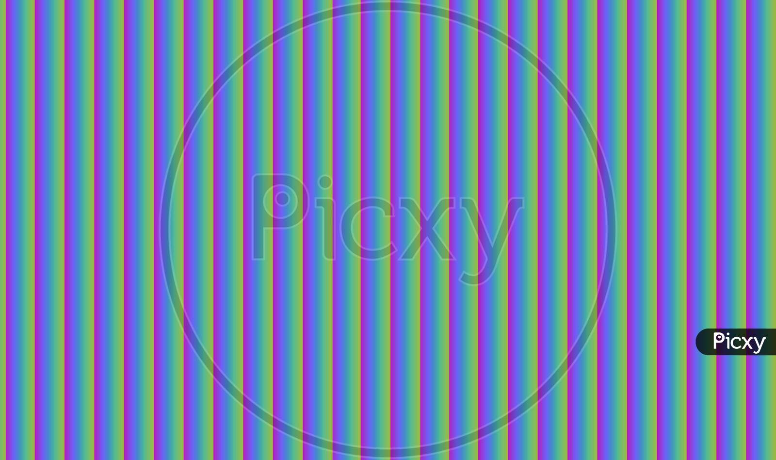 abstract multicolor gradient with cylindrical vertical lines. vertical striped background.