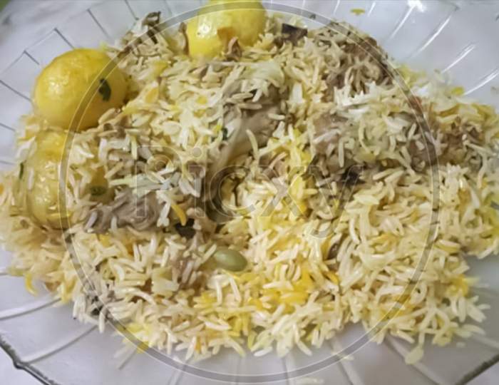 Chicken Biriyani with Egg