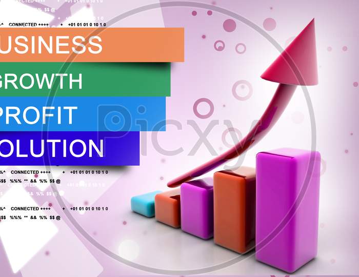 Business Success Growth Bars