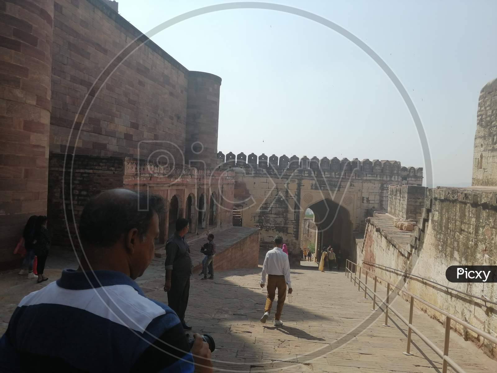 view of a portion of Mehrangarh Fort, Jodhpur