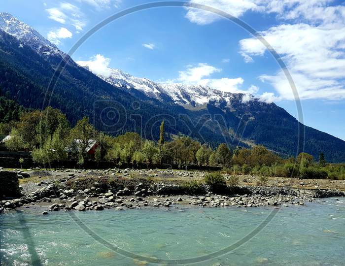 Water Running In A Valley