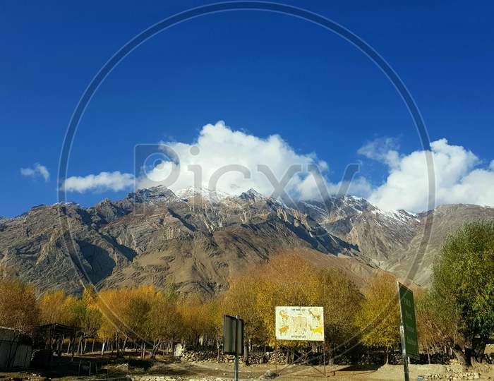 Tourists Visit Big And Beautiful Hills Of Kargil