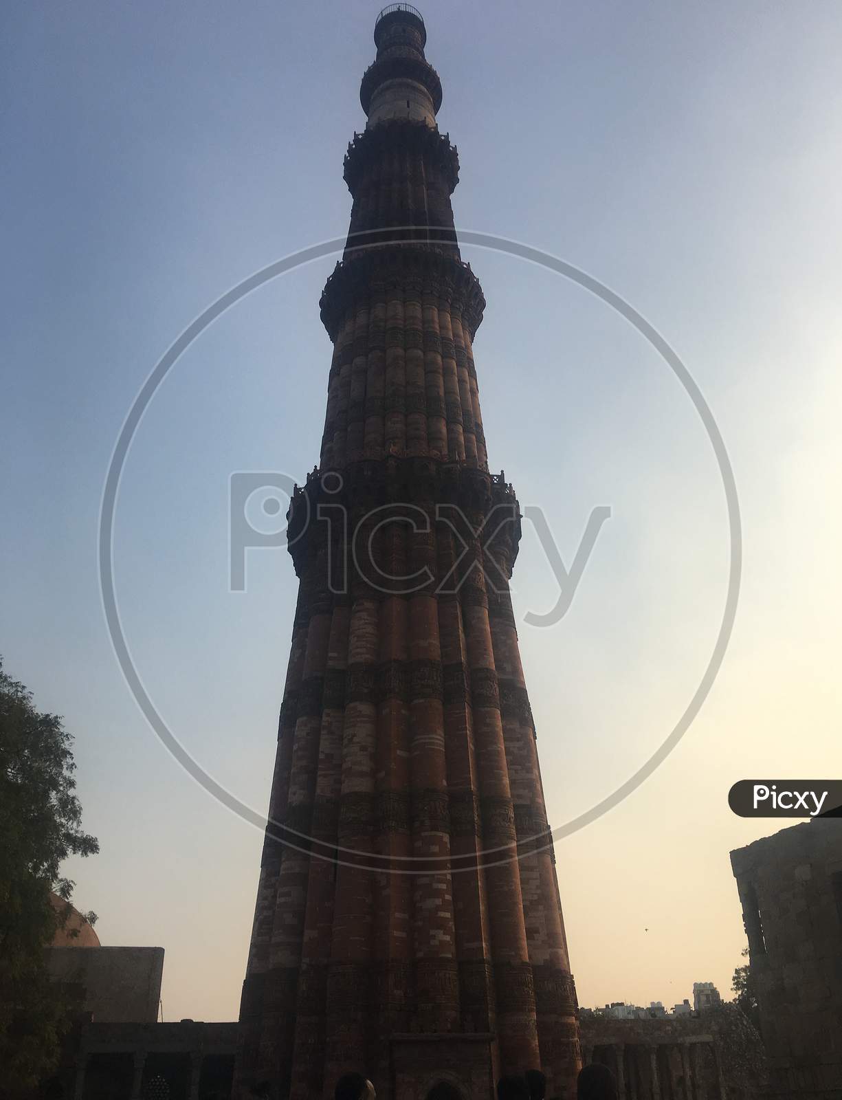 A View Of Tower In Delhi City India