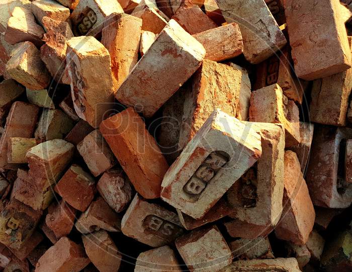 Bricks For The Construction Of Buildings Flats