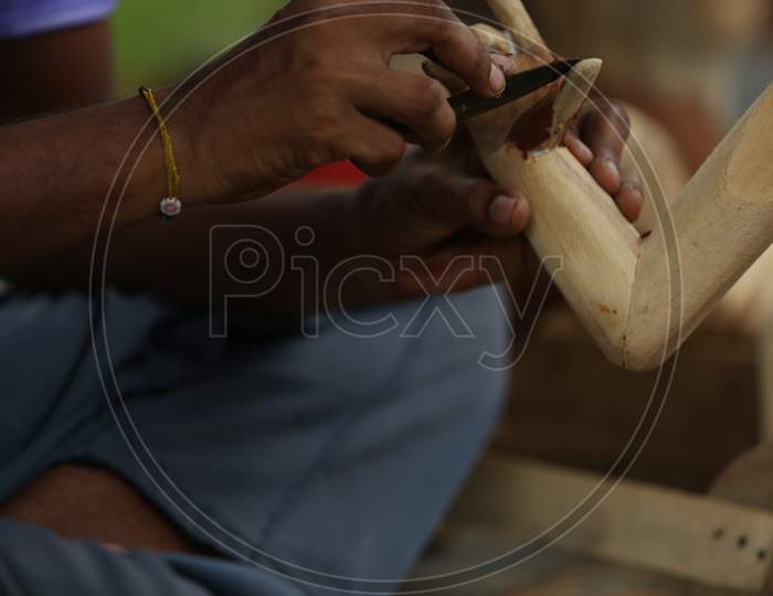 hand craft wooden toys making kondapalli