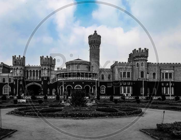 The beautiful Banglore palace at its best. Banglore, Karnataka India.