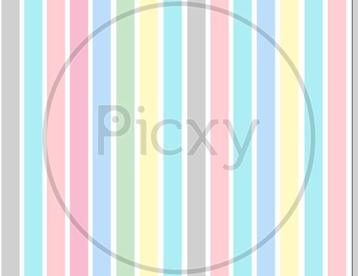 A digital art design of colourful line pattern