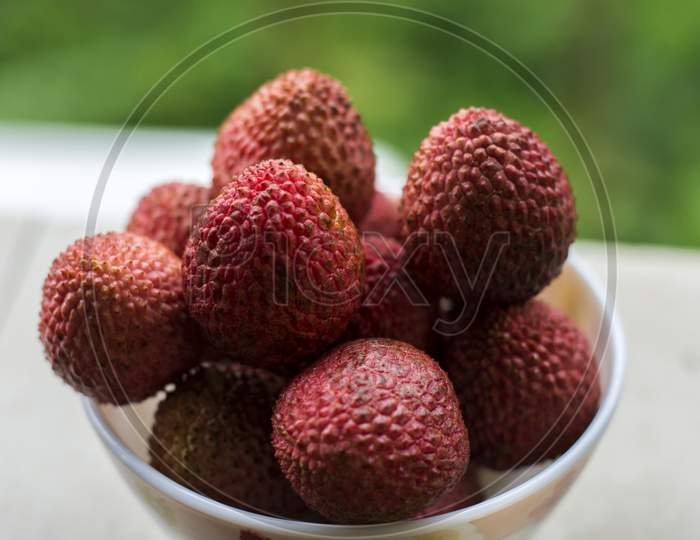 Red Organic Litchis