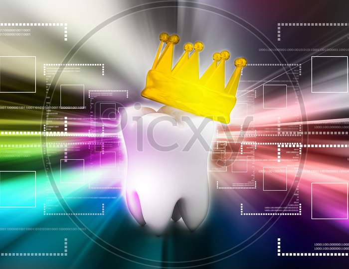 Tooth With Crown