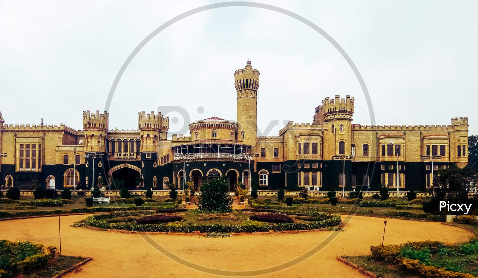 Bangalore palace jayamahal palace in Bangalore India, the exterior.